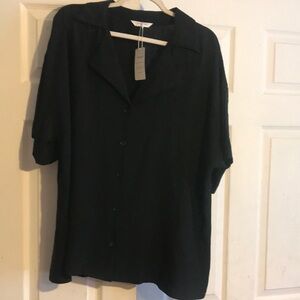 NWT Women’s Fantaslook Textured Blouse